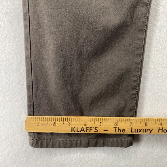 EILEEN FISHER Pants S Organic Cotton Twill Stretch Slim Straight 5 Pocket Gray - Picture 11 of 12